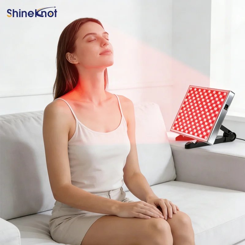 SHINEKNOT Lâmpada de LED Vermelho 225 LEDs 45W 660nm-850nm - Imagem 3