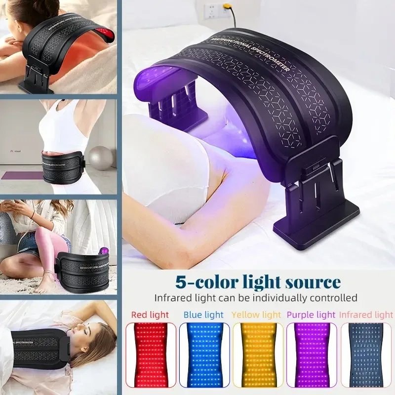 Lâmpada de LED Fototerapia Facial 5 Cores Dobrável - Imagem 2