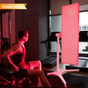 painel led luz vermelha 7 ondas