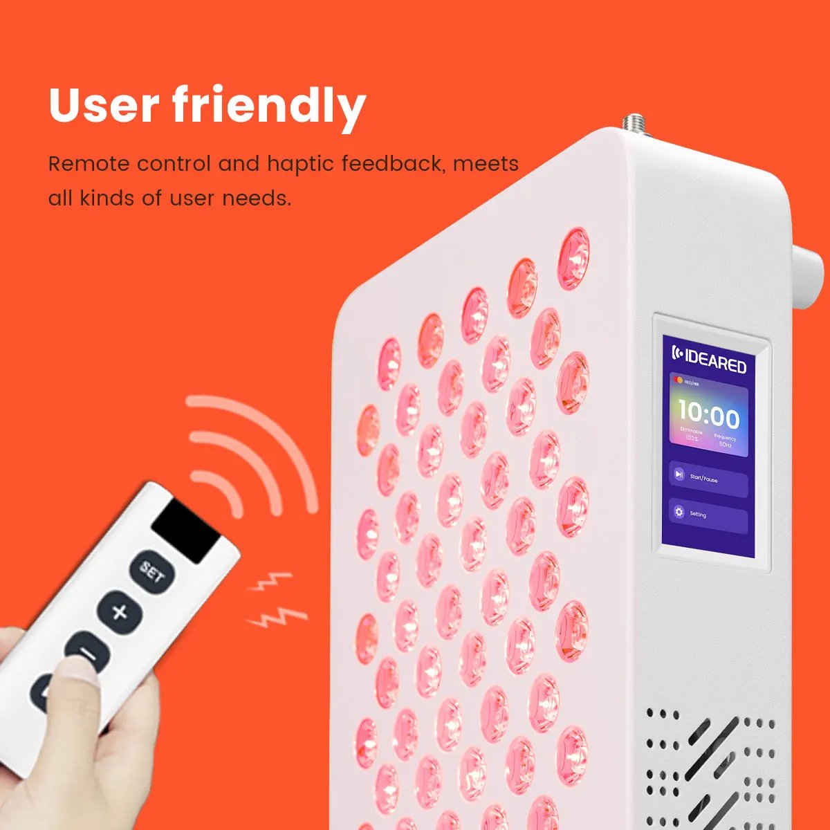 IDEATHERAPY Painel RL120 TOUCH SCREEN Luz Vermelha e Infravermelha - Imagem 4