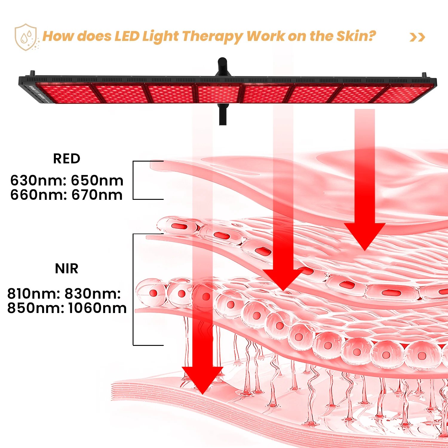 Painel LED IDEATHERAPY SA800 Corpo Inteiro IP65 - Imagem 5