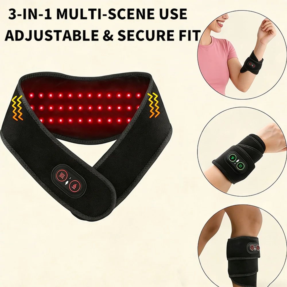 ZONGKUNG Cinto de LED para Pescoço 36 LEDs Vermelho e Infravermelho - Imagem 5