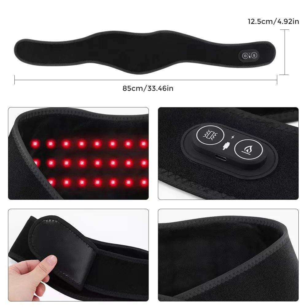 ZONGKUNG Cinto de LED para Pescoço 36 LEDs Vermelho e Infravermelho - Imagem 4