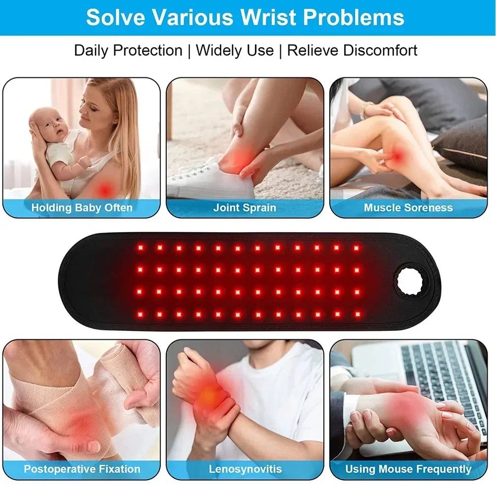 ZONGKUNG Cinto LED Luz Vermelha Pulso Punho Tornozelo - Imagem 5