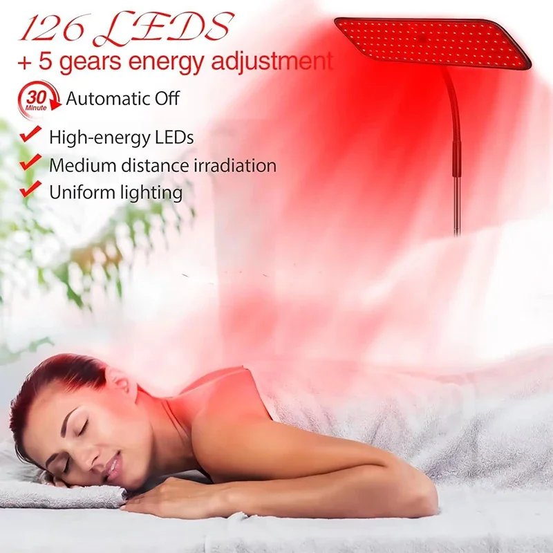 Vilnason Lâmpada LED 660nm 850nm Timer - Imagem 5
