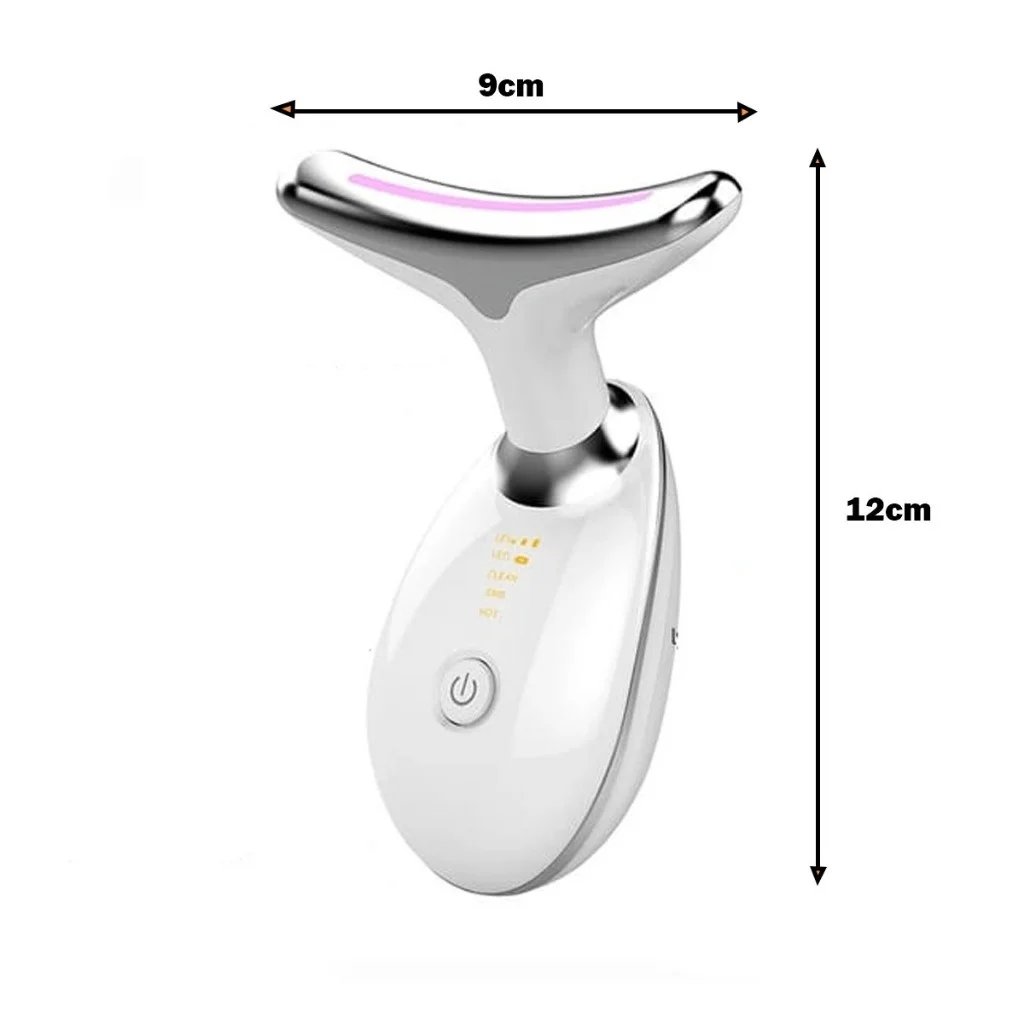 Massageador de Pescoço Portátil com LED e Vibração - Imagem 2