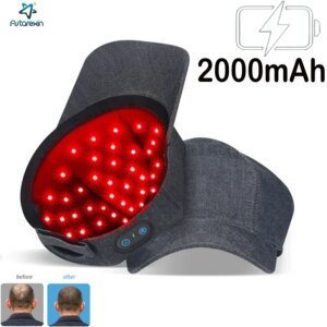 boné de LED recarregável