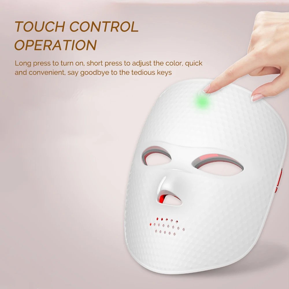 Máscara Facial de LED Foreverlily 7 Cores Acrílico - Imagem 4