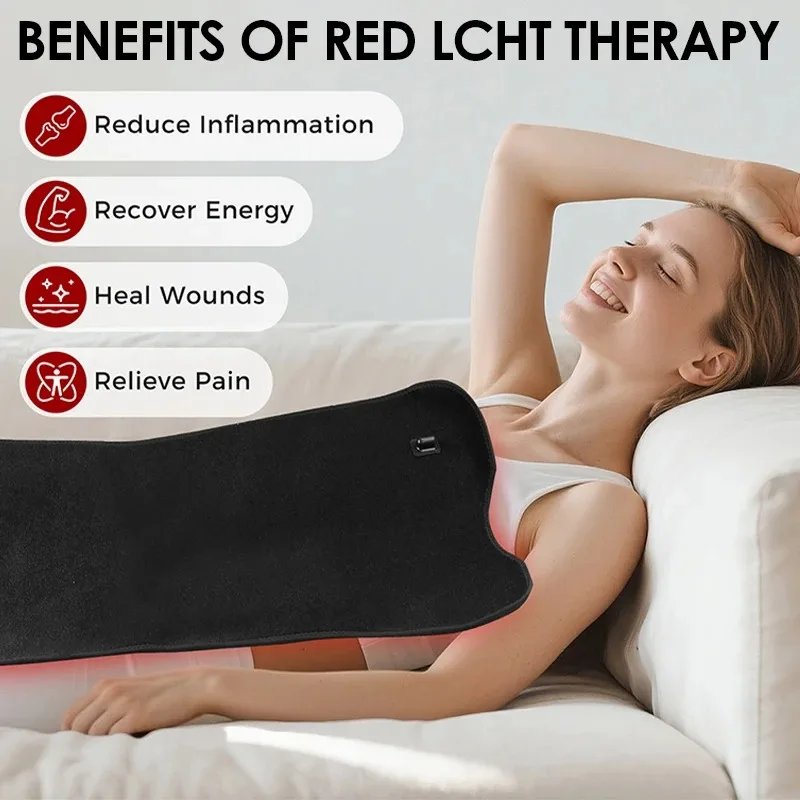 DH Beauty Pad Luz Vermelha Infravermelha 210 LEDs - Imagem 4