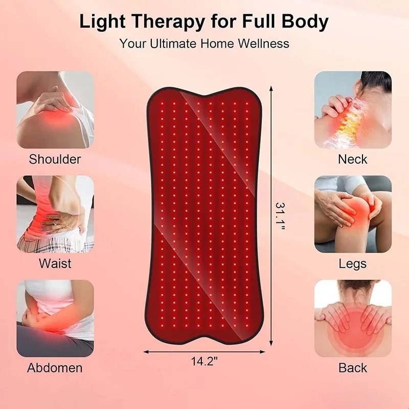 DH Beauty Pad Luz Vermelha Infravermelha 210 LEDs - Imagem 2