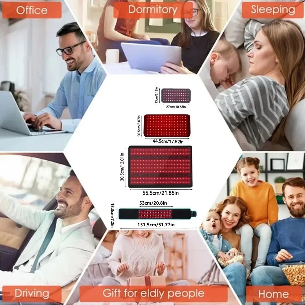 Jecaliz Cinto de Luz Vermelha e Infravermelha 660nm 850nm - Imagem 6