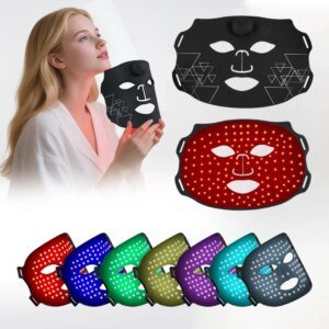 máscara facial de led 7 cores