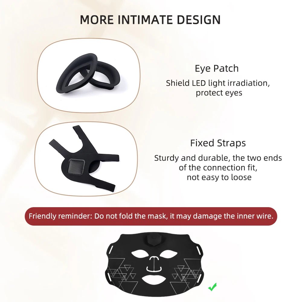 Máscara Facial de LED 7 Cores Silicone Foreverlily - Imagem 6