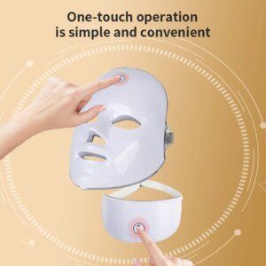 máscara facial led 7 cores