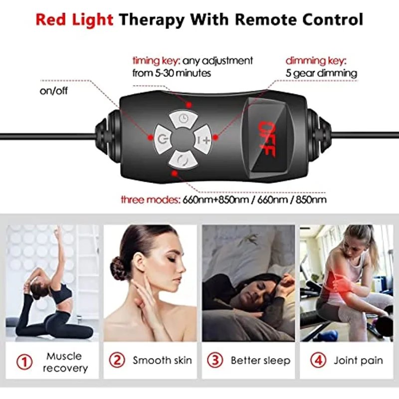 Astarexin Pain Relief Lamp com luz infravermelha e vermelha - Imagem 6