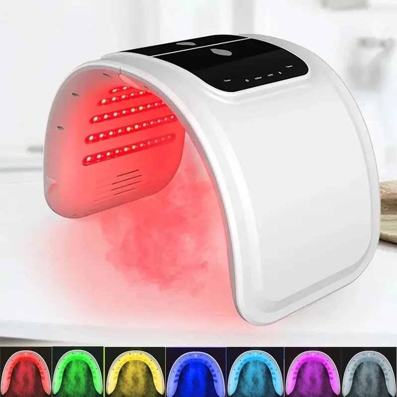 Máscara Facial LED 7 Cores Vilnason com Spray - Imagem 2