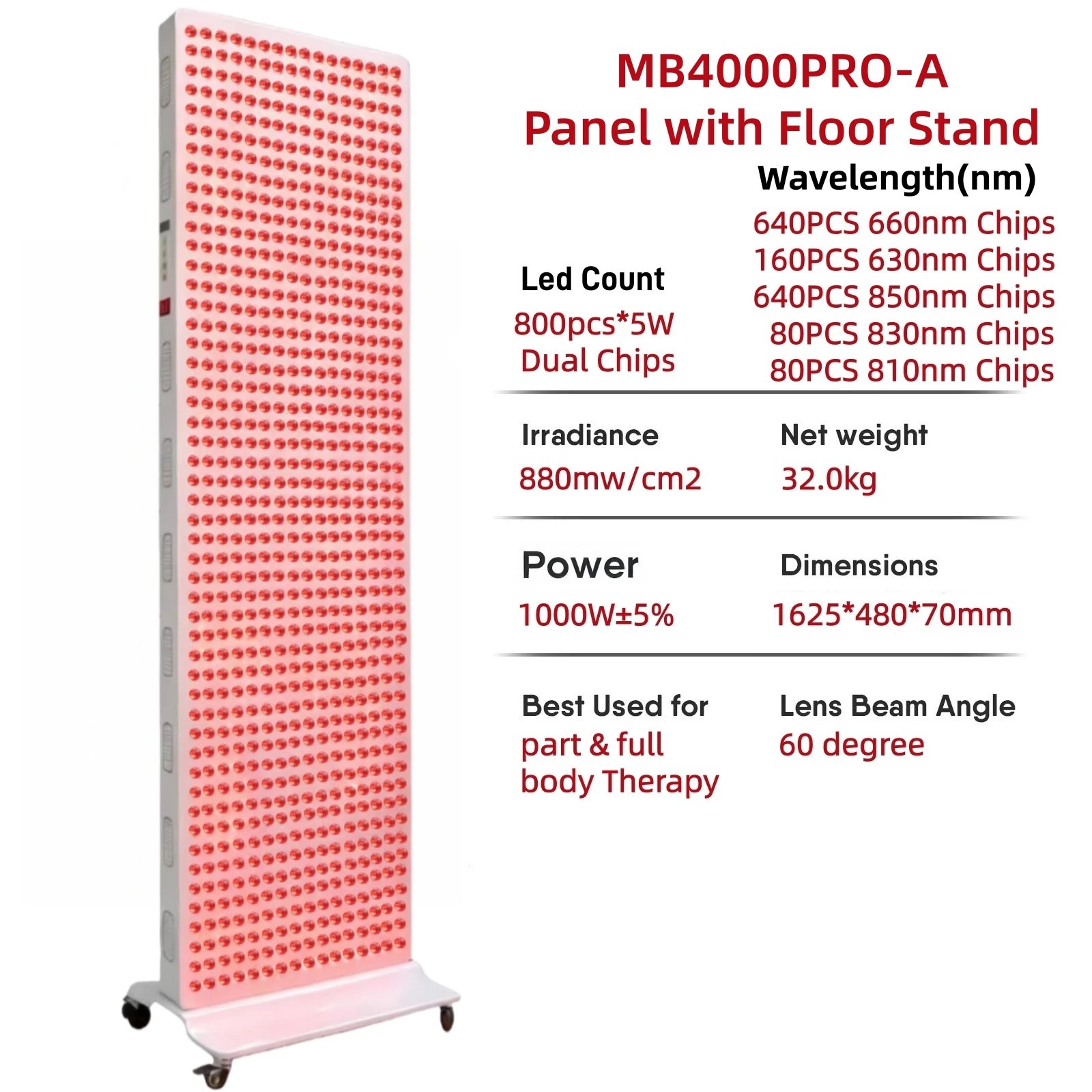 MB4000PRO With Stand