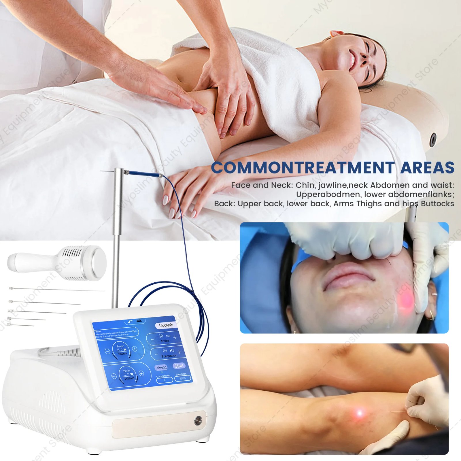 MYOSLIM Aparelho Laser de Diodo 980nm 1470nm para Endolift - Imagem 5