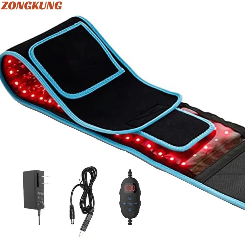 cinto de luz led vermelha infravermelha