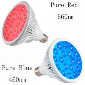 lâmpada led vermelha 630nm plantas e27