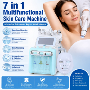 aparelho facial 7 em 1 oxygen rejuvenation