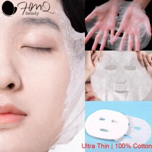 máscara facial descartável folhas finas