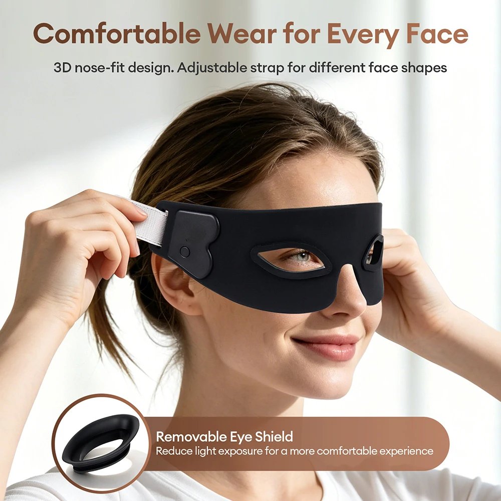 Foreverlily Máscara de Olhos LED Silicone 7 Cores - Imagem 6