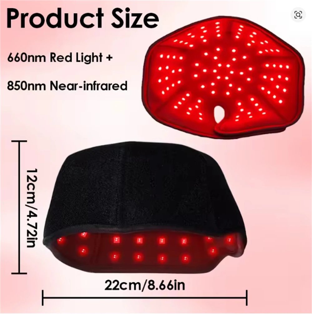Capacete de LED para Cuidado Capilar 125g USB Preto - Imagem 3