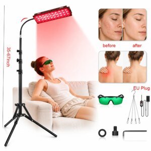 lâmpada de led flexível corpo e rosto