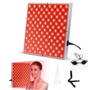 painel de luz vermelha 225 leds
