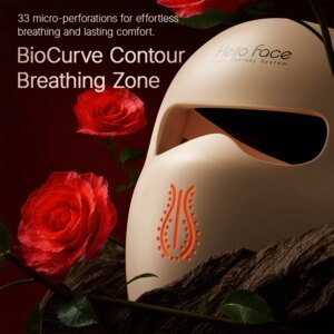 máscara led facial e pescoço