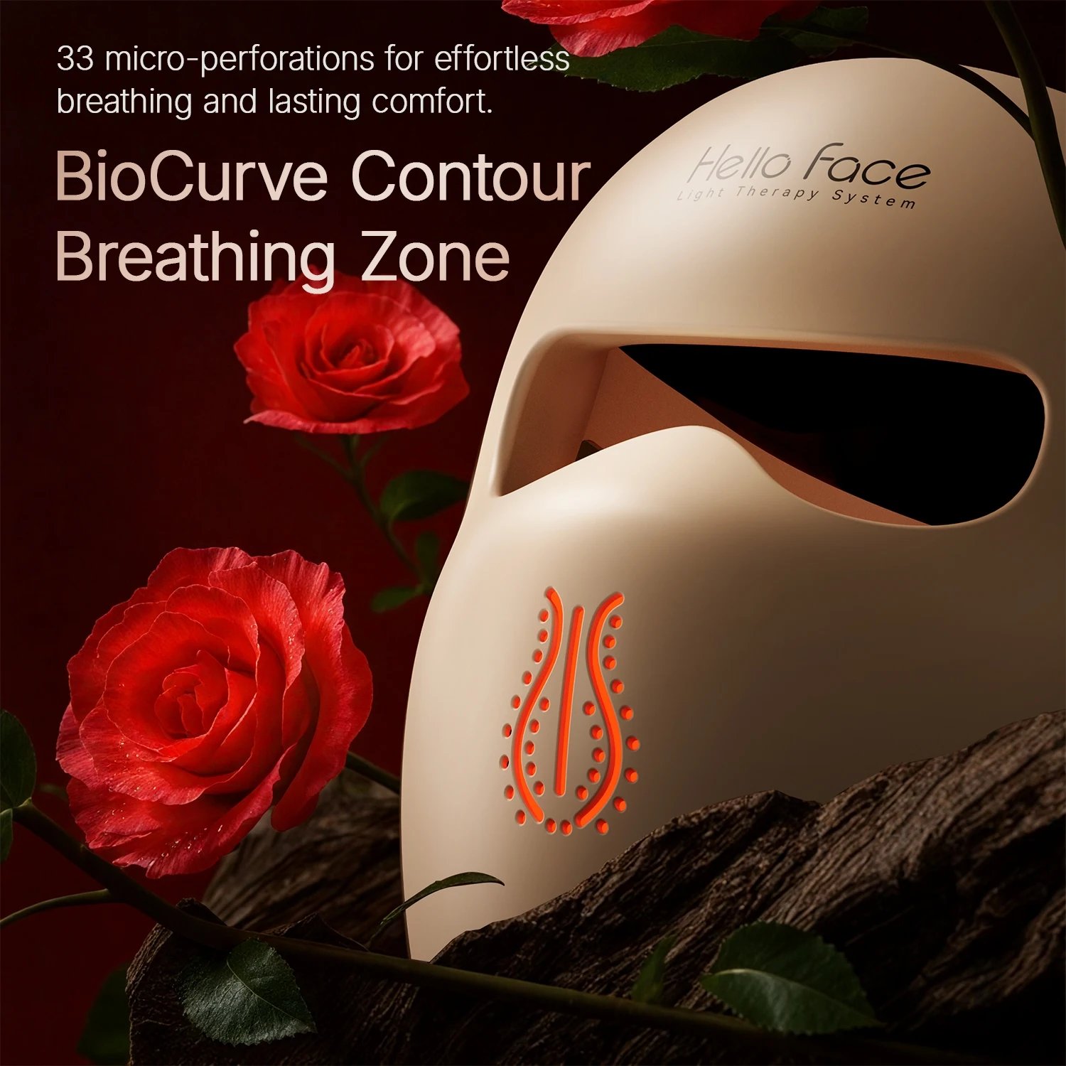 máscara led facial e pescoço