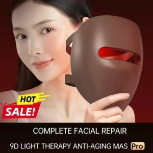 máscara facial led silicone 4d