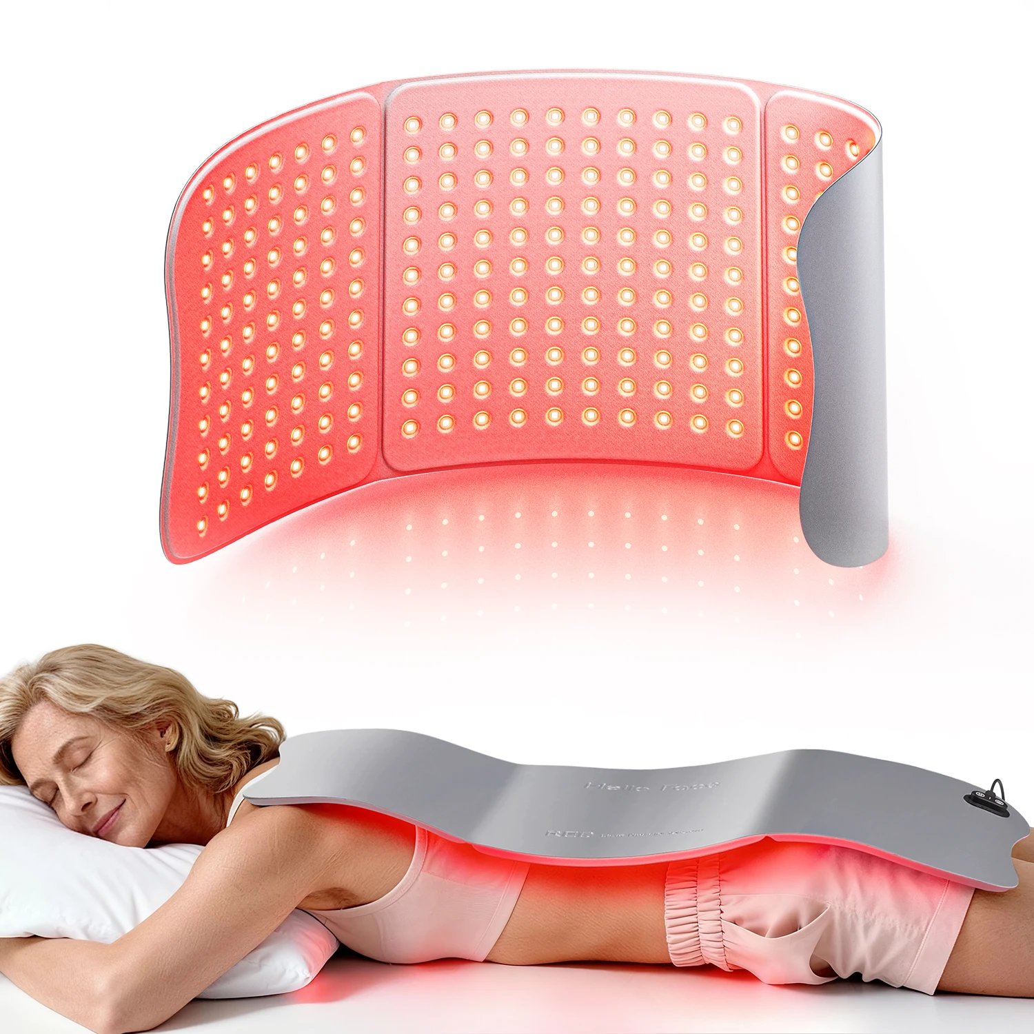 tapete de led vermelho e infravermelho