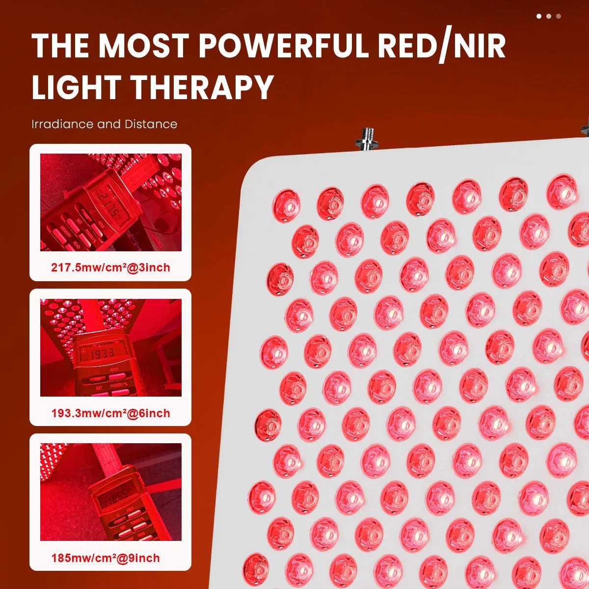 Ideatherapy RL450MAX Máquina de Luz Infravermelha e Vermelha 450 LEDs - Imagem 3