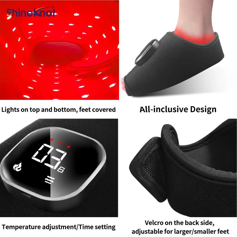 SHINEKNOT Luz Vermelha para Punhos e Joelhos - Imagem 4