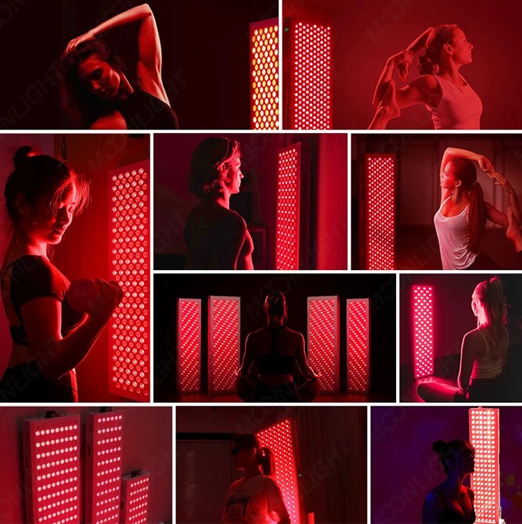 Painel de LED Luz Vermelha moonlight MNLT-DR Branco - Imagem 4