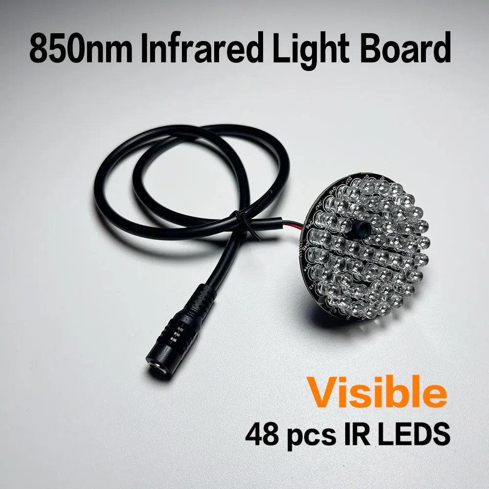 Iluminador Infravermelho 940nm 48 LEDs para Câmera CCTV Preto - Imagem 4