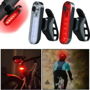 luz traseira de bicicleta usb recarregável