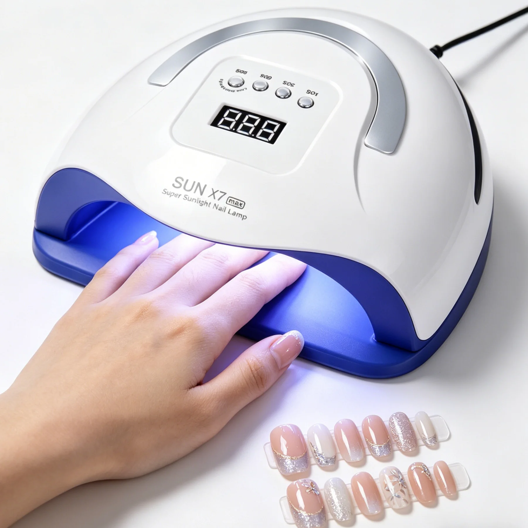 lâmpada uv led para unhas 81 leds