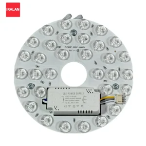 placa de luz led para ventilador