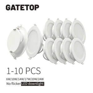 downlight led recesso redondo