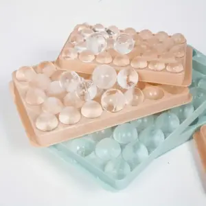 forma de gelo reutilizável redonda