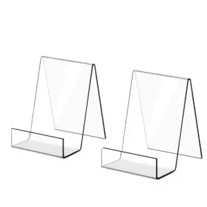 suporte de livro acrílico transparente