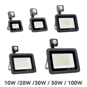 holofote LED com sensor de movimento