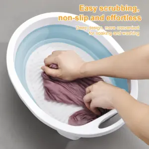 bacia dobrável portátil