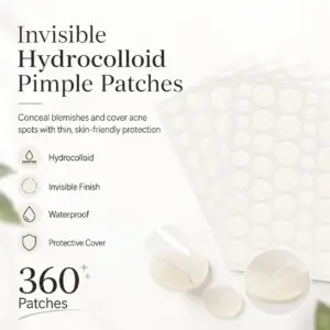 adesivos invisíveis para acne facial