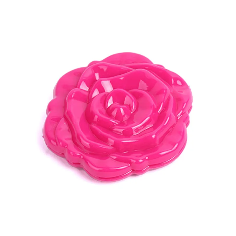 Espelho de Bolso Dupla Face Mini Rosa 3D - Imagem 6