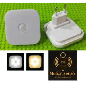 luz noturna led sensor de movimento