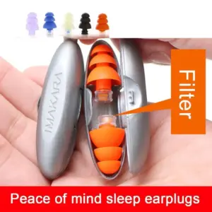 protetor auricular de silicone